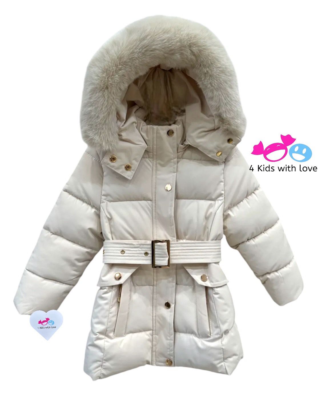 Long wintercoat beige