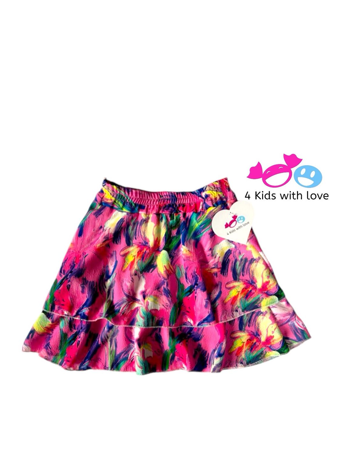 Skirt flower roze