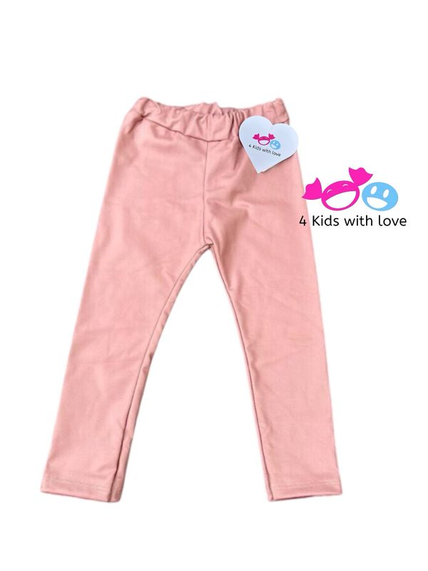 Leatherlook legging pink