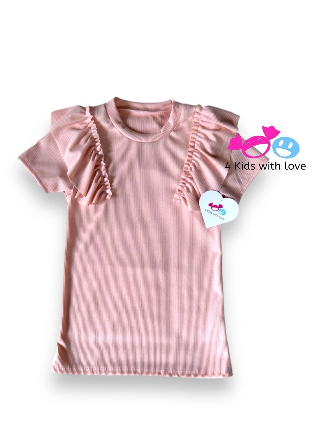 Ruffle shirt lightpink S