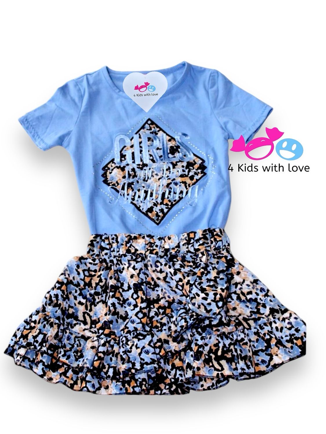 Set lovely blue
