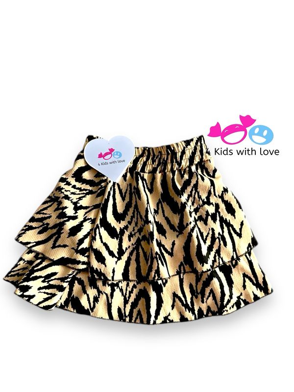 Skirt beige-black