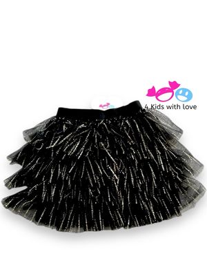 Tule skirt black gold