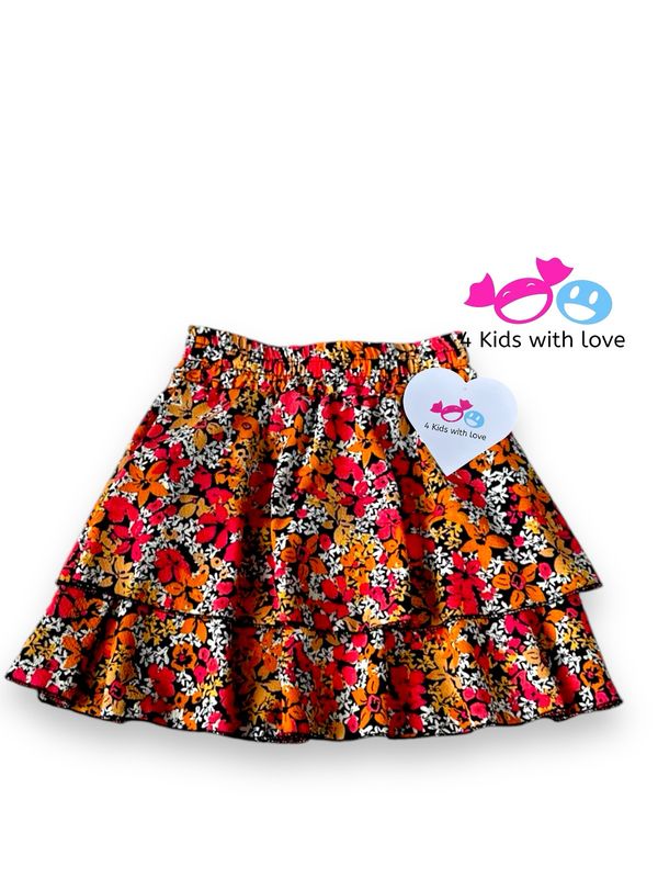 Skirt flower orange
