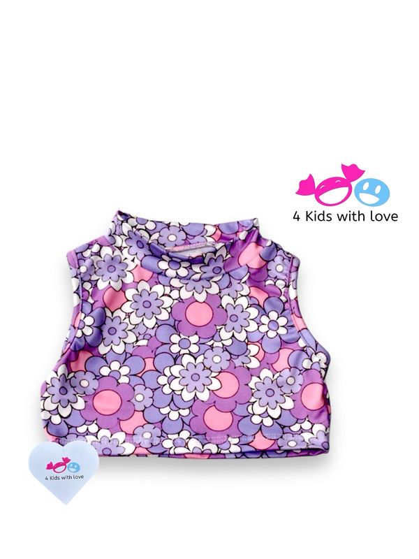 Top flower purple