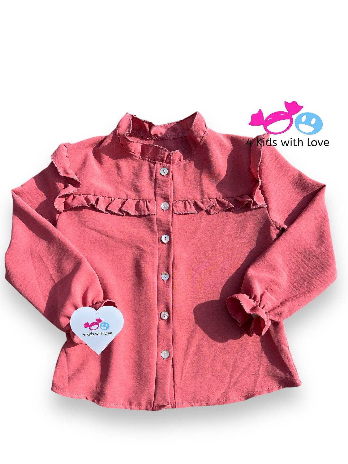 Cute blouse old salmon