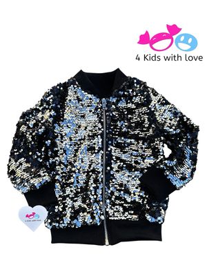 Sparkling bomber jacket