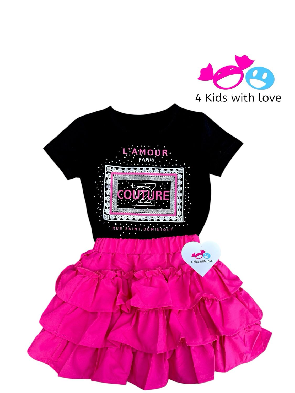 Skirt cute fuchsia