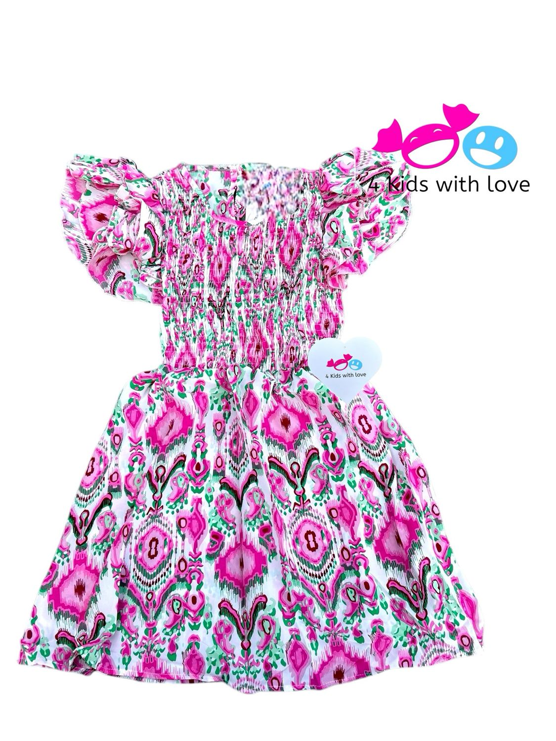 Dress fuchsia multi
