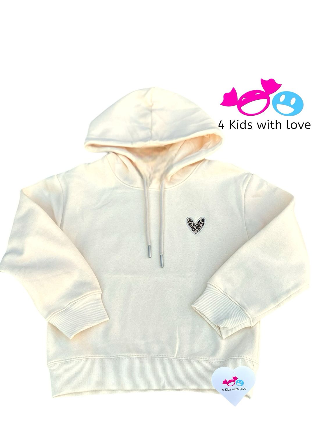 Hoodie Leopard Heart