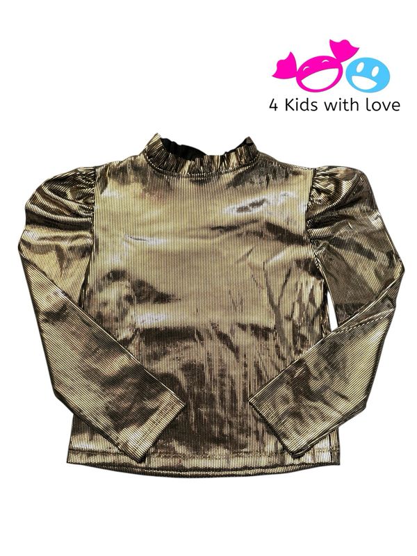 Top gold black sparkling