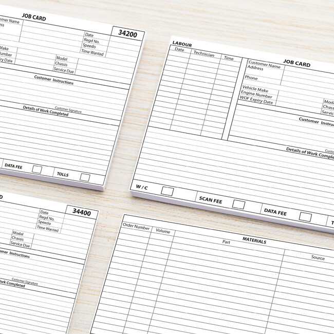 Job Cards