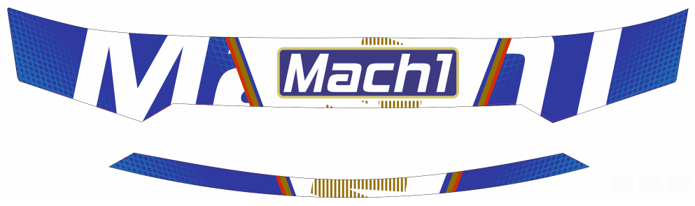 Visor sticker MACH1