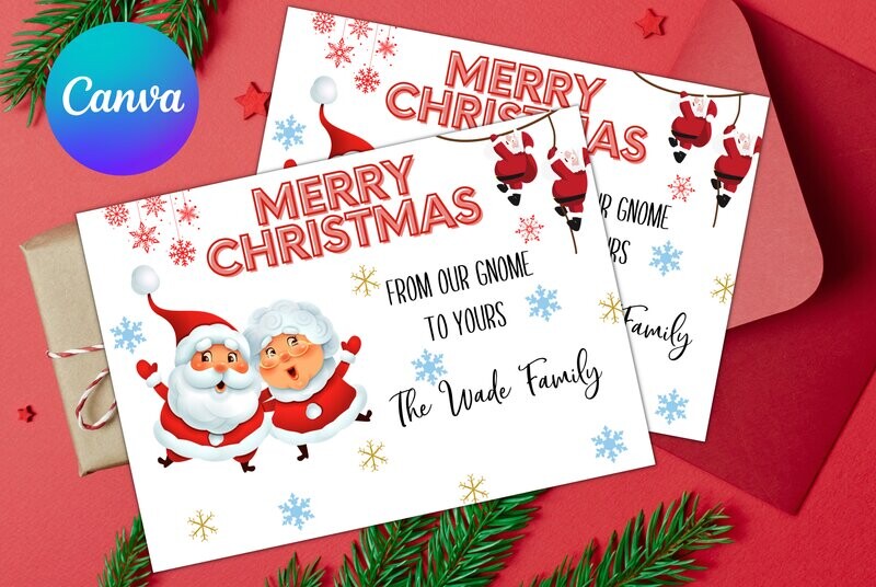Christmas Card Template | Christmas Cards Template | 2021 Minimalist Holiday Card Template | Editable Christmas Card | Digital