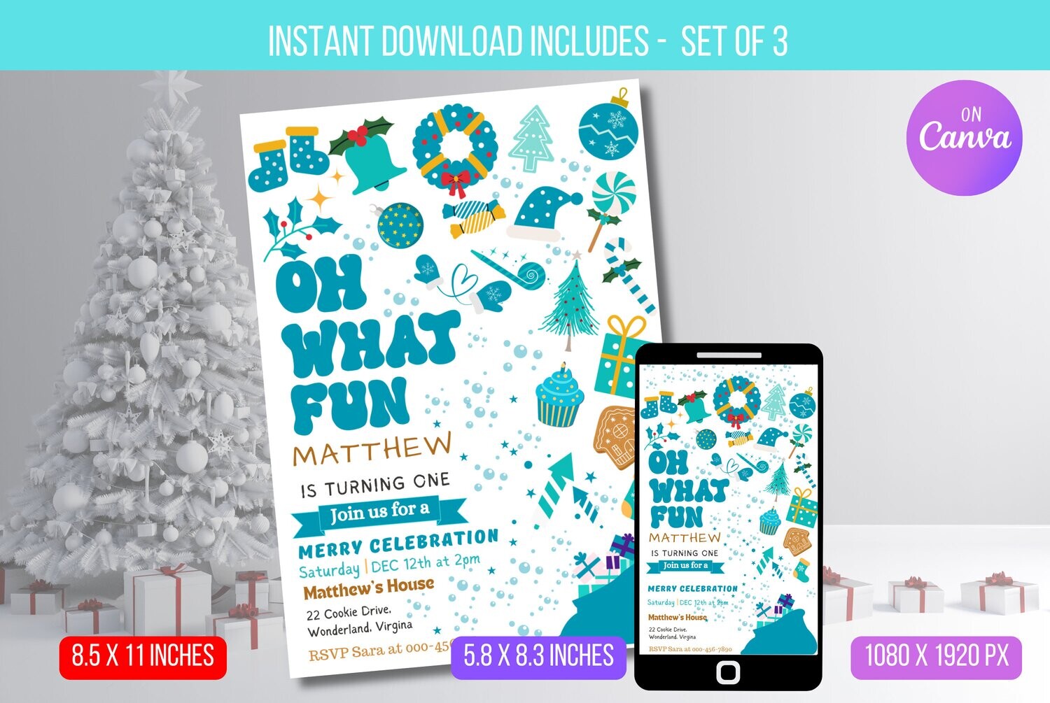 EDITABLE Birthday Invitation, Birthday Party Invite, Boy Party Template Printable Invite Instant Download