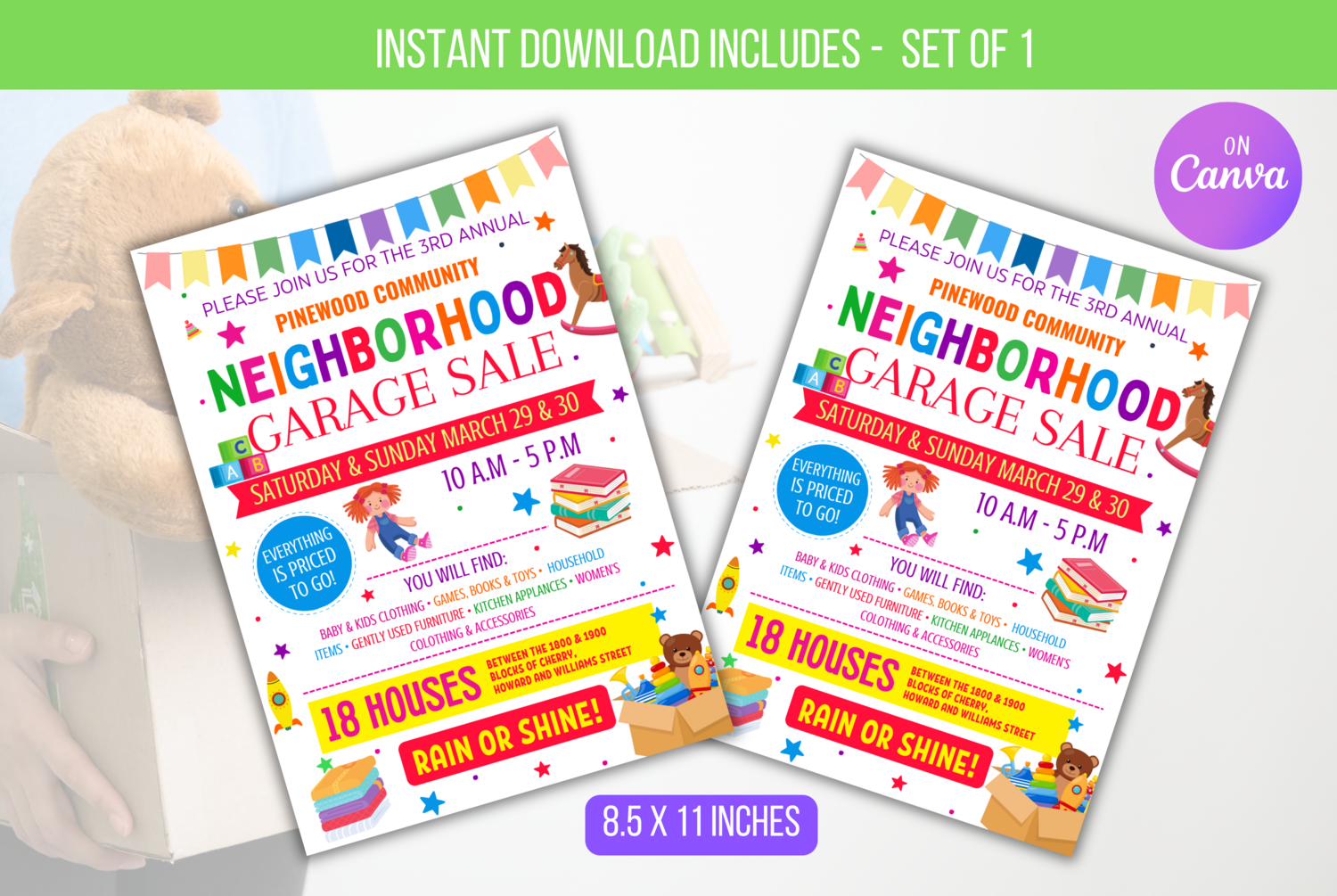 Neigborhood Garage Sale flyer