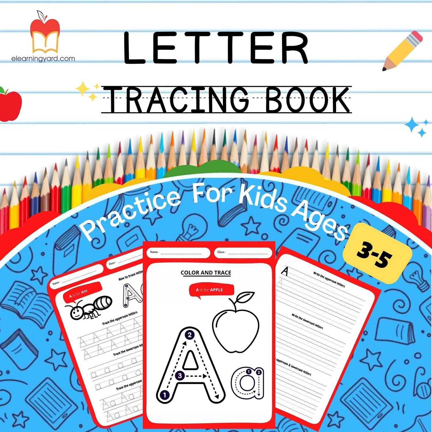 26 Printable Alphabet Upper and Lower Case, 26 Printable Trace the Alphabet Worksheets.