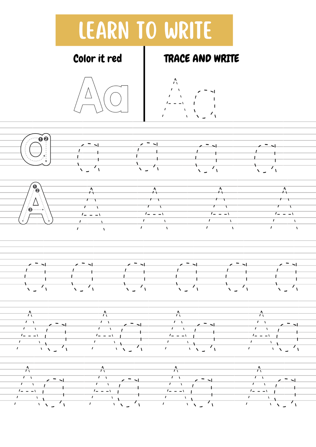 Space-themed Alphabet Worksheet