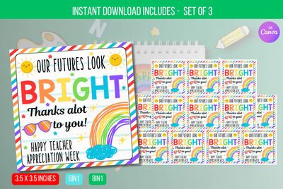 EDITABLE Future So Bright You&#39;re Gonna Need Shades Tag,  End of the Year Classroom Graduation Favor Tag Instant Download