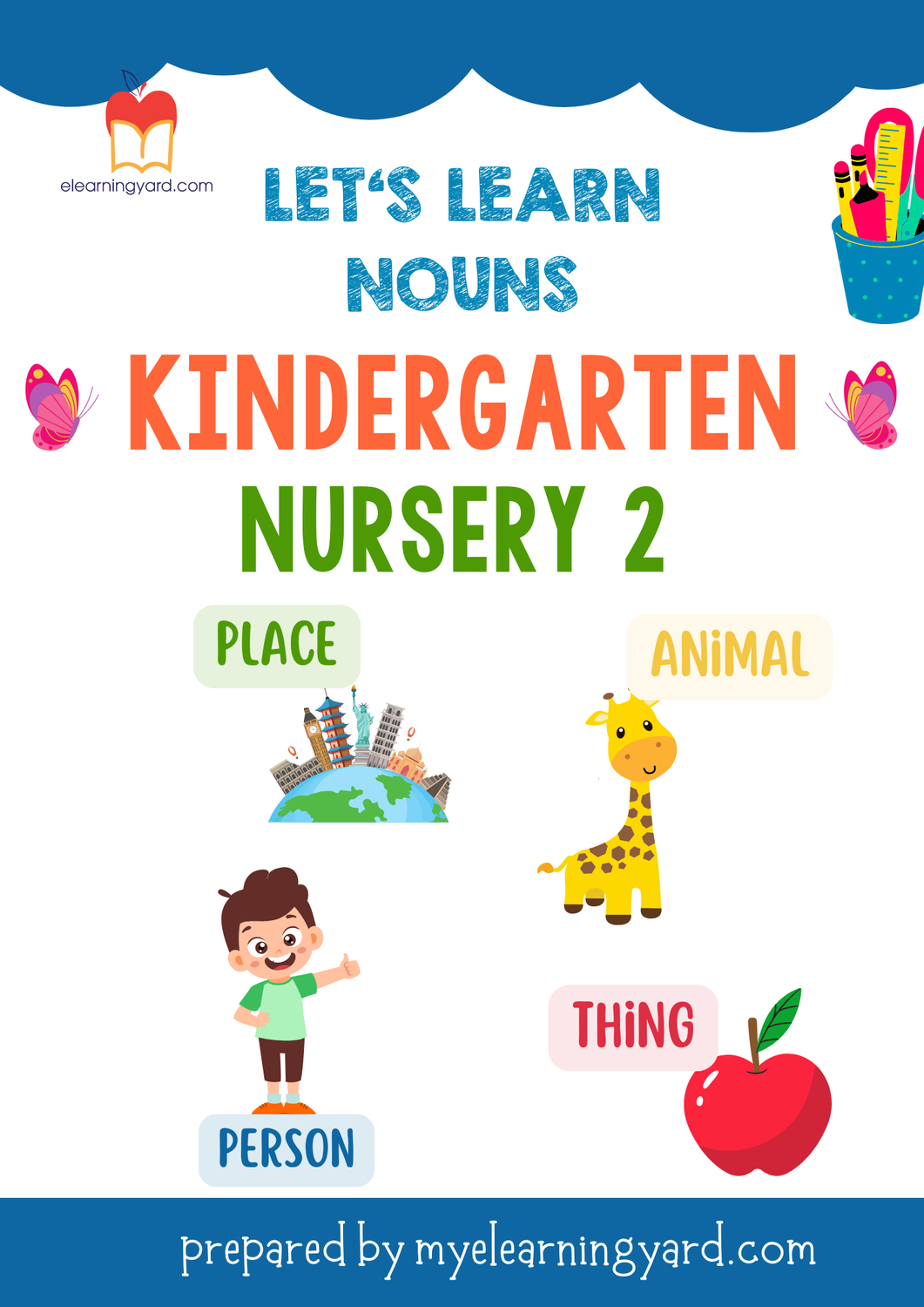 The Kindergarten Noun Worksheet