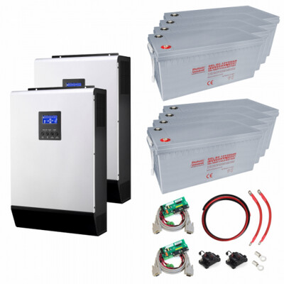 8kW Zero-Transfer Uninterrupted Power supply (UPS) System with 19.2kWh Energy Storage