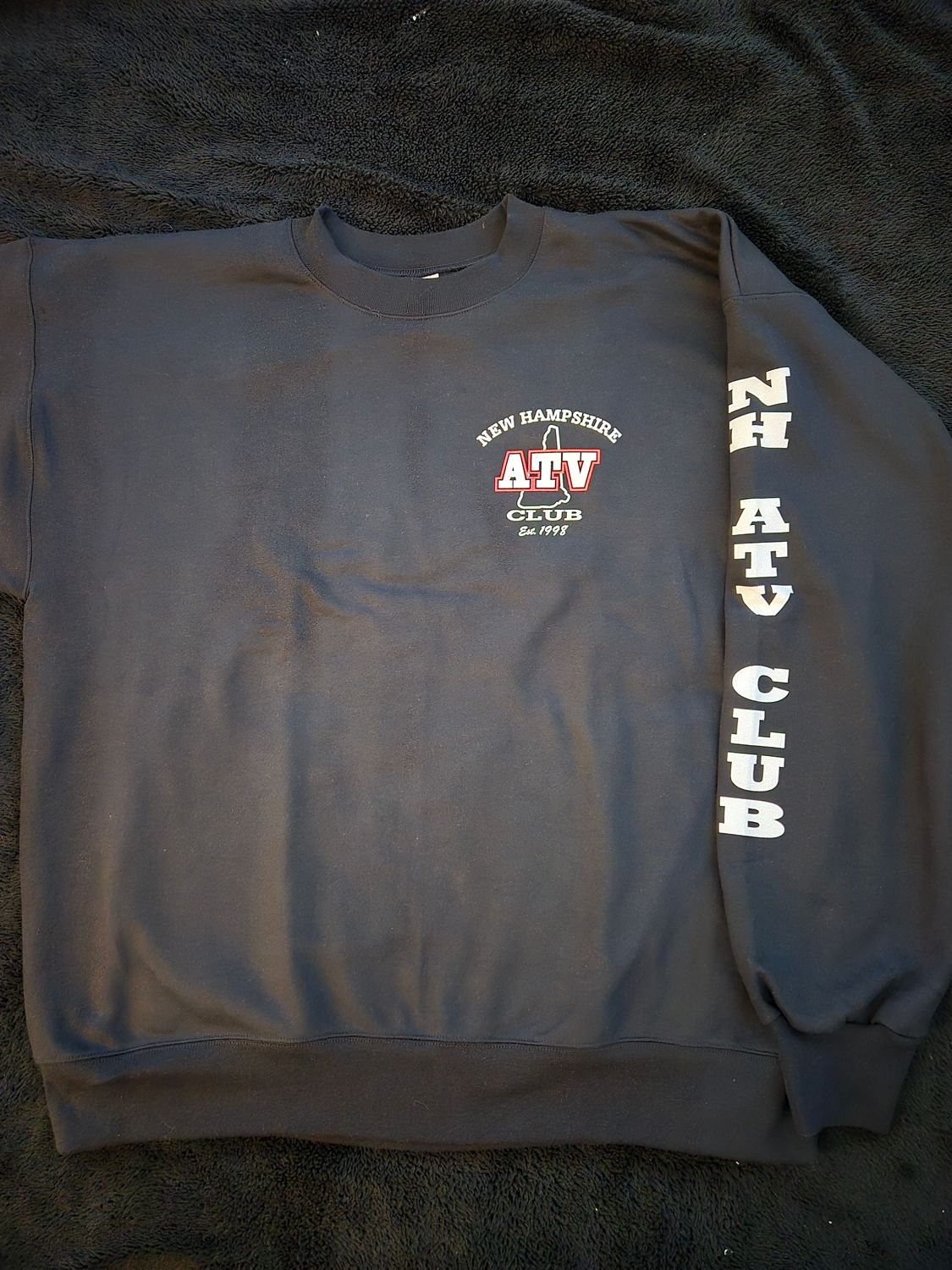 Sweatshirt - Black Crew neck