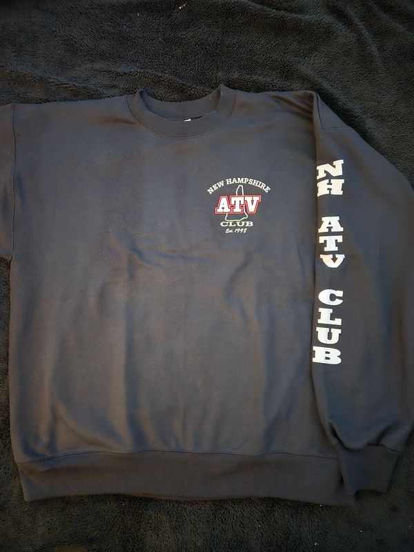 Sweatshirt - Black Crew neck