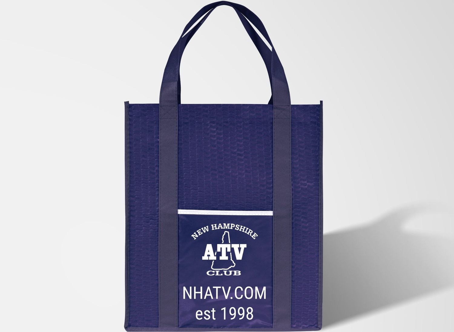 large weave shopping bag