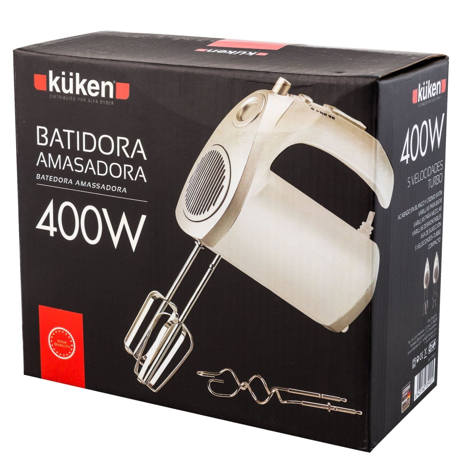 Batidora amasadora Kuken 400W