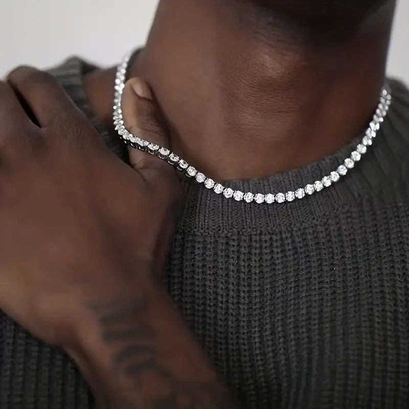 Silver Diamond Chain