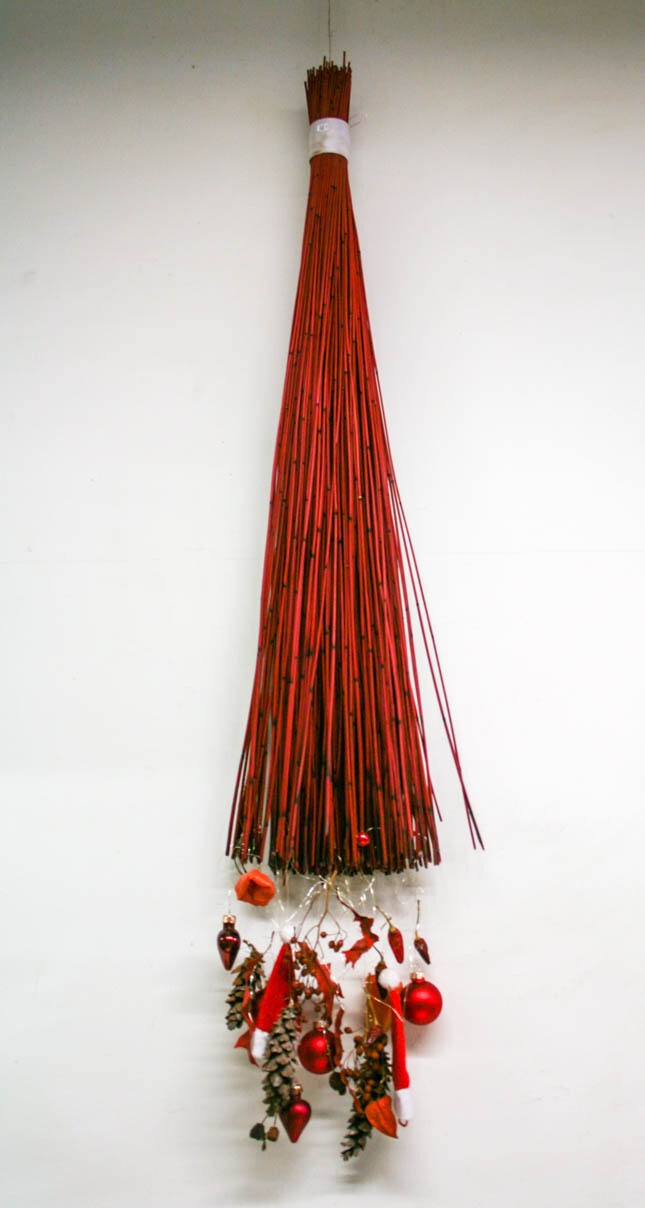 Wandschmuck rot weihnachtlich