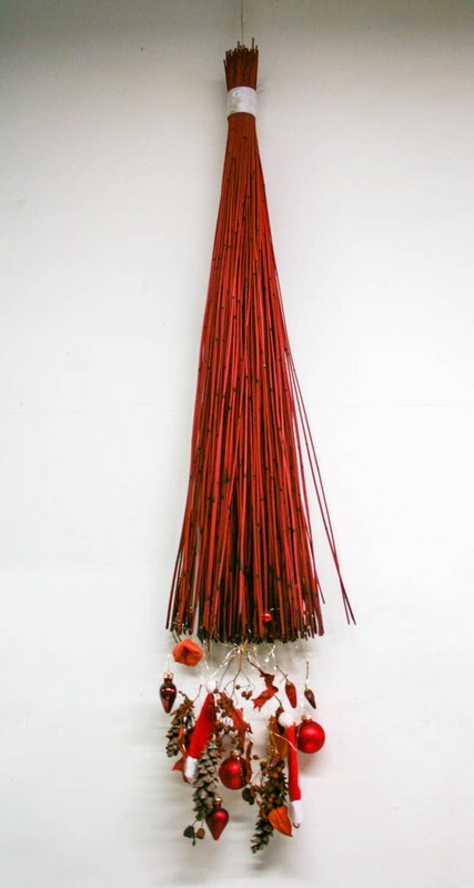 Wandschmuck rot weihnachtlich