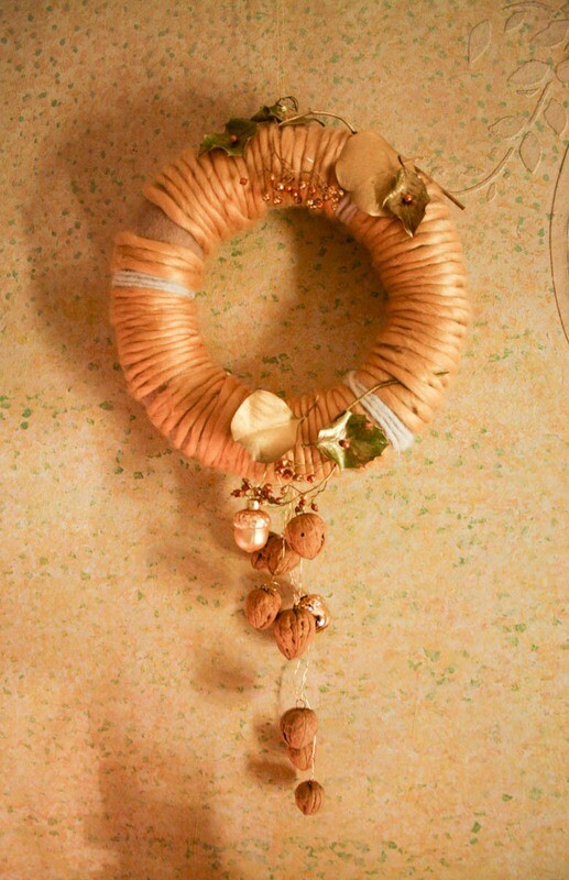 Wollkranz golden