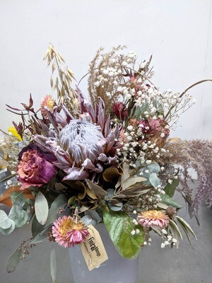 Trockenblumen Strauss Bohostyle / Brautstrauss