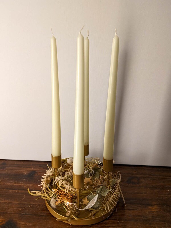 Adventsteller gold