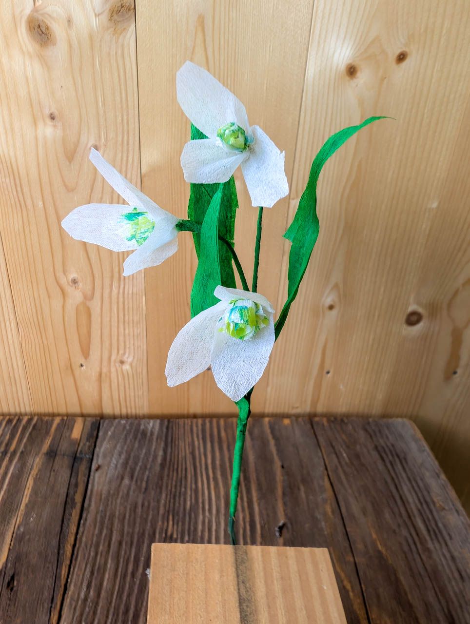 Schneeglöckchen aus Papier