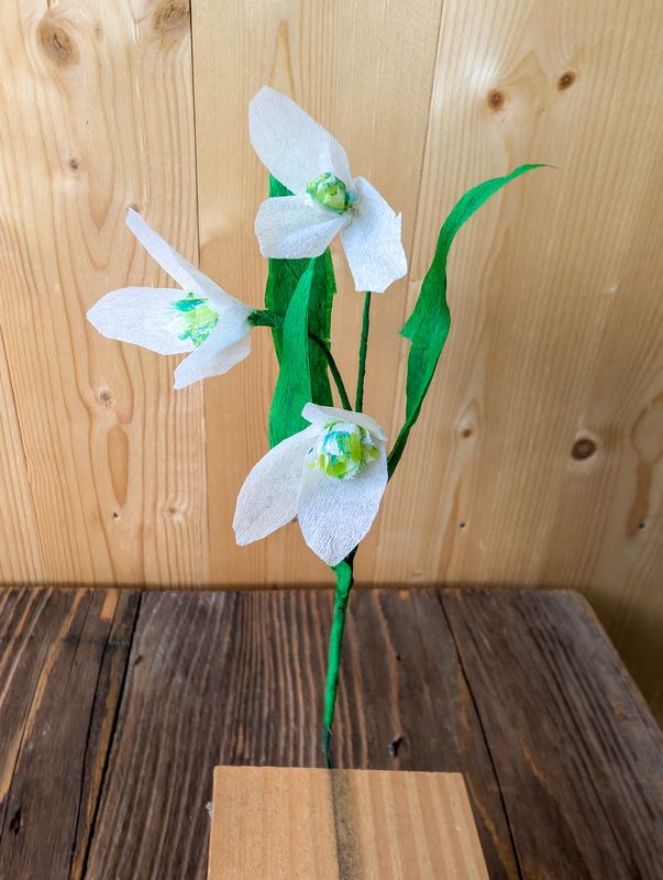Schneeglöckchen aus Papier