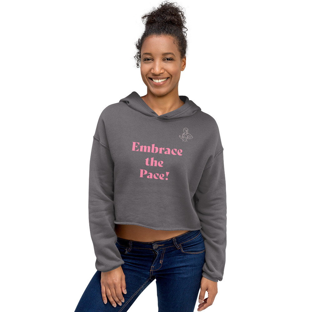 Embrace the Pace Women&#39;s Runners Crop Hoodie