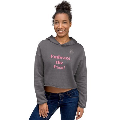 Embrace the Pace Women's Runners Crop Hoodie