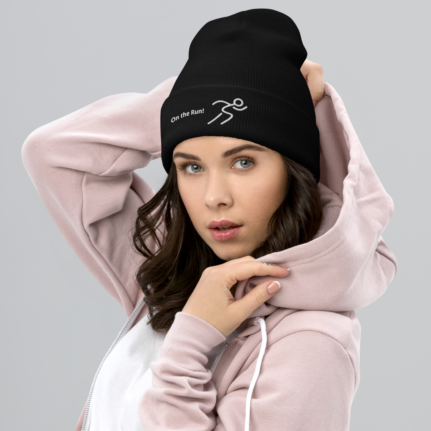 Run for it! Cuffed Beanie