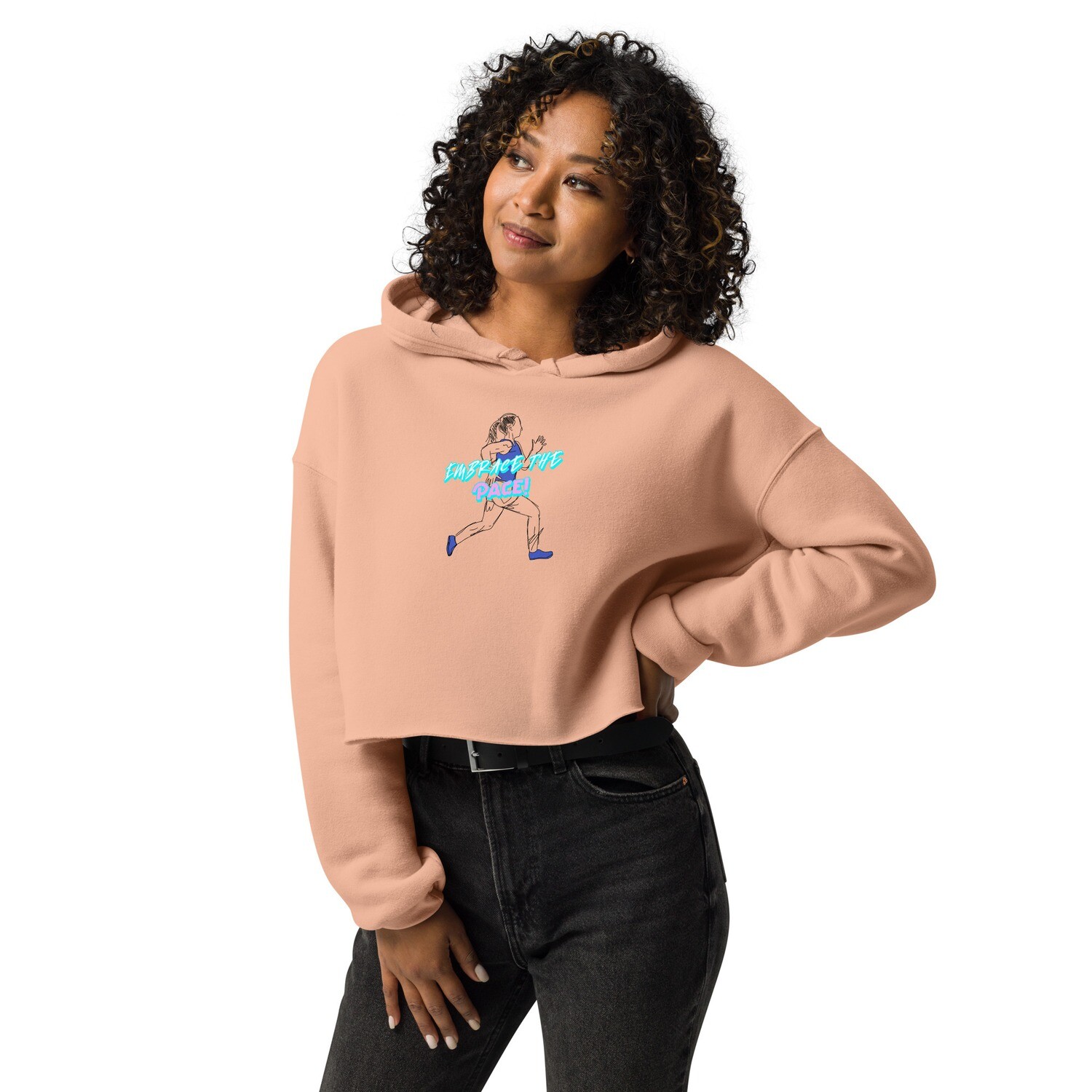 Embrace the Pace Crop Hoodie