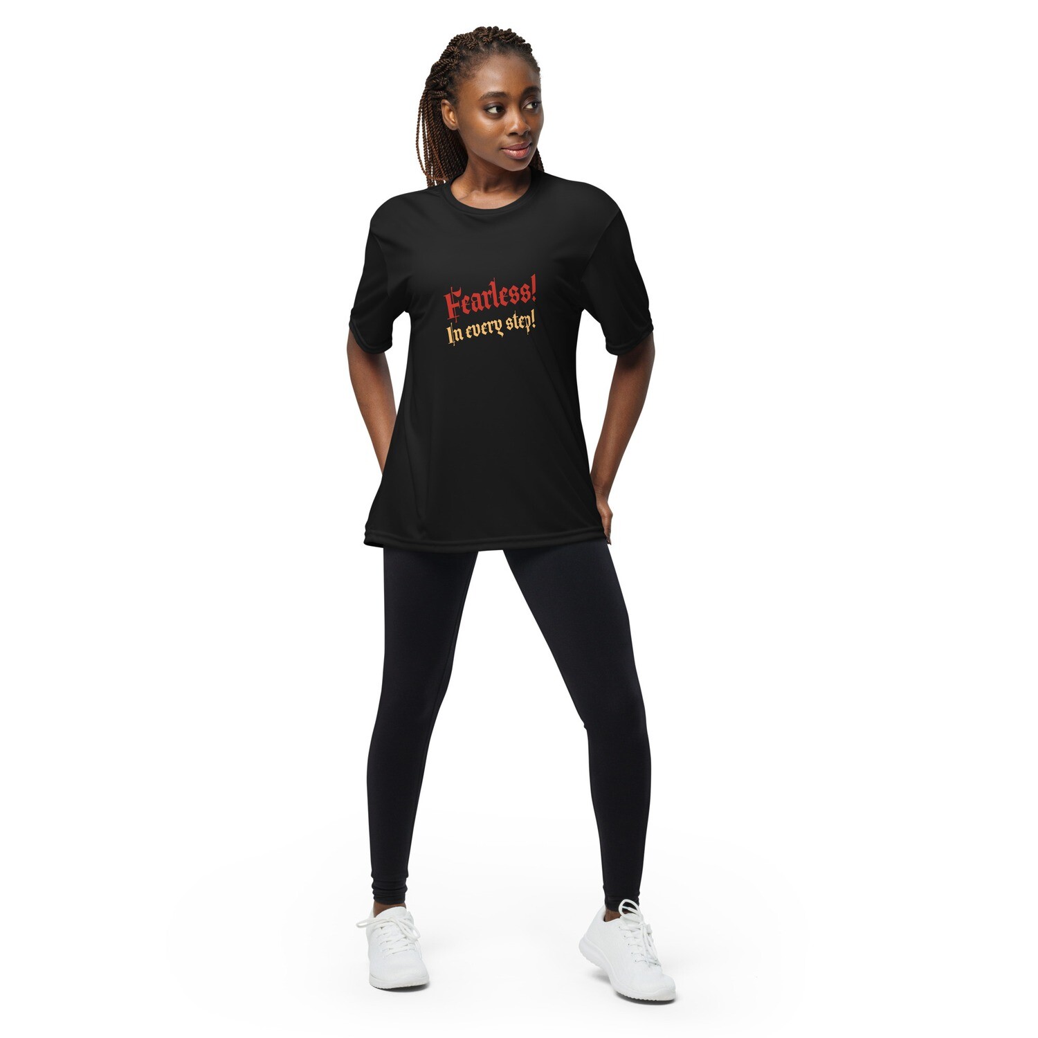 Fearless Unisex performance crew neck t-shirt