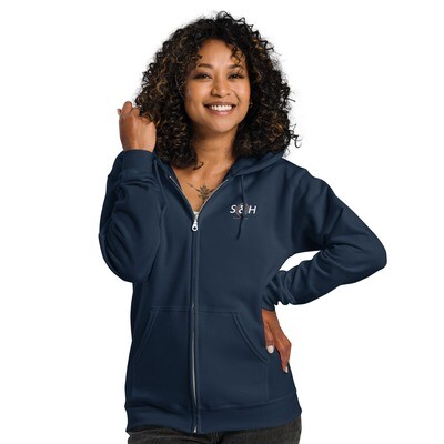 S &amp; H Unisex heavy blend zip hoodie