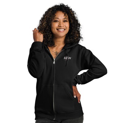 S &amp; H Unisex heavy blend zip hoodie