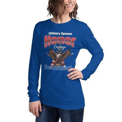 Veteran Spouse Unisex Long Sleeve Tee