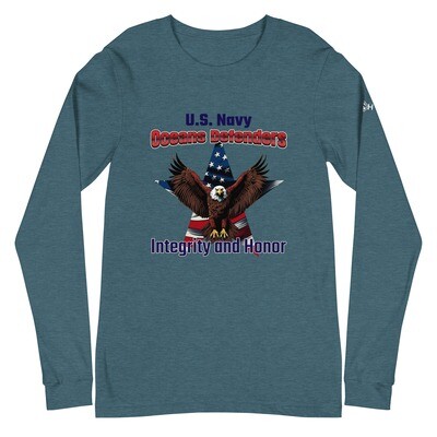 Navy Unisex Long Sleeve Tee