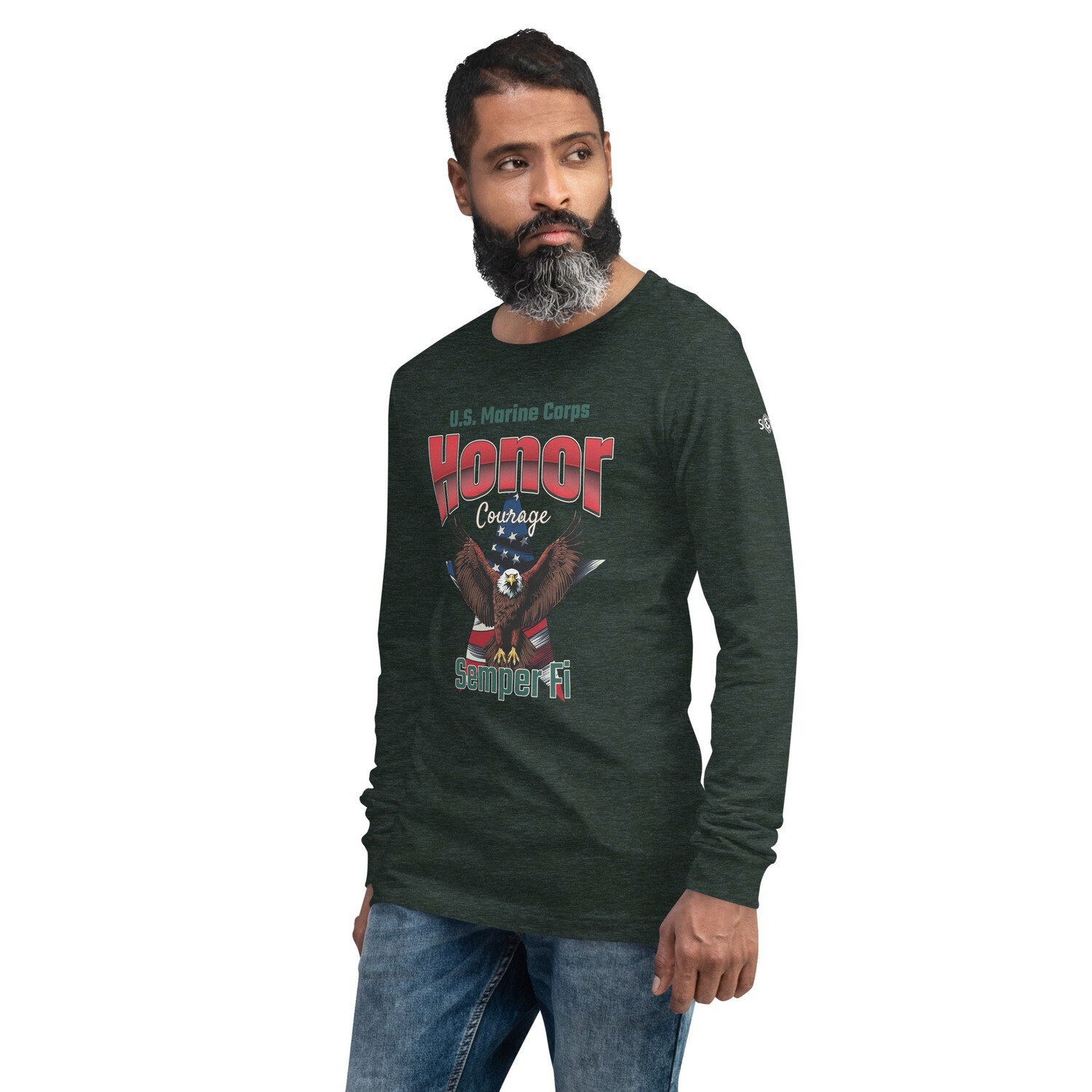 USMC Veteran Unisex Long Sleeve Tee