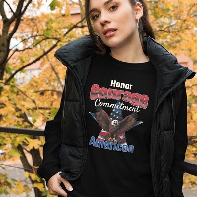 All American Unisex Long Sleeve Tee