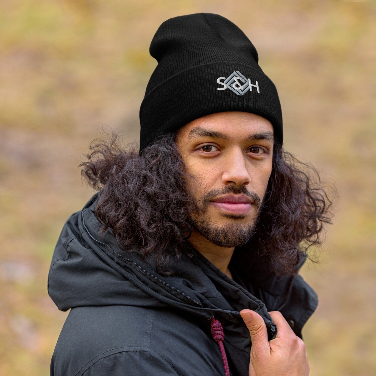 Strength &amp; Honor Gray Cuffed Beanie