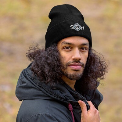 Strength &amp; Honor Gray Cuffed Beanie